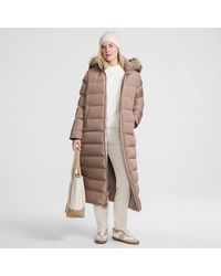 Lands' End - Hooded Maxi Down Coat - Lyst