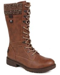 Pavers - Lace-Up Calf Boots - Lyst