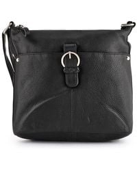 Pavers - Leather Daily Zip-Close Crossbody Bag - Lyst