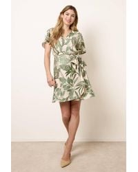 Blue Vanilla - Short Sleeve Slip On V-Neck Mini Dress - Lyst