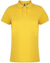 Asquith & Fox - Plain Short Sleeve Polo Shirt - Lyst