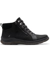 Clarks - Orlene Top Waterproof Nubuck, Trainers, Lace Up - Lyst