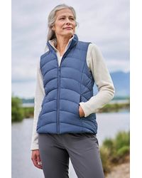 Mountain Warehouse - 'Opal' Lightweight Water Resistant Warm Padded Full Zip Puffer Gilet - Lyst