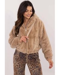 Love Lace - Fur Lined Hooded Transitional Jacket - Lyst