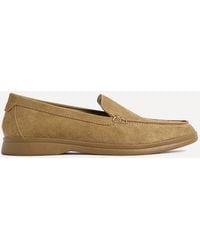 Linzi - Apparel Suede Leather Loafers - Lyst