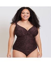 ADELIA - Calypso Plunge Control Underwired Swimsuit - Lyst