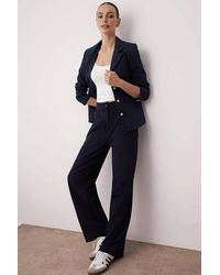 WOVCOR - Tailored Wide Leg Woven Trousers - Lyst