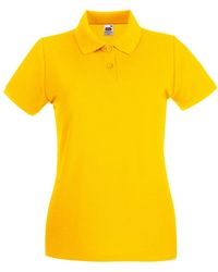 Fruit Of The Loom - Premium Fitted Short-Sleeved Polo Shirt - Lyst