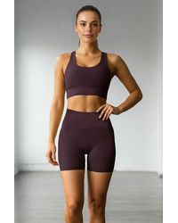WOVCOR - Knit High-Waist Sports Short Leggings - Lyst