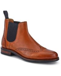 Jones Bootmaker - Barrett Goodyear Welted Leather Wingtip Boots - Lyst