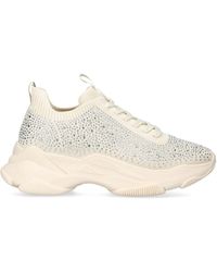 KG by Kurt Geiger - 'lila Knit Lace Up Bling' Fabric Trainers - Lyst