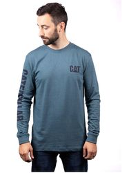 Caterpillar - Trademark Banner Long Sleeve T-shirt - Lyst