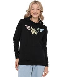 Dc Comics - Wonder Woman Basic Logo Gradient Pullover Hoodie - Lyst