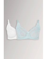 Yours - 2 Pack Swirl Lace Bras - Lyst