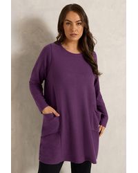 Evans - Knitted Tunic Dress - Lyst