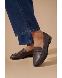 Dorothy Perkins - Wide Fit Lara Penny Loafers - Lyst
