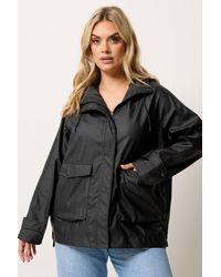 Yours - Rain Jacket - Lyst