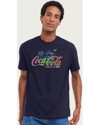 Coca Cola - Palm Tree Logo Catch The Wave T-Shirt - Lyst