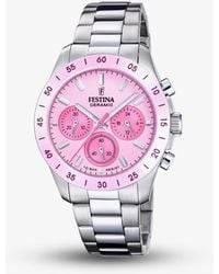 Festina - Ceramic Chronograph Watch F20693 - Lyst