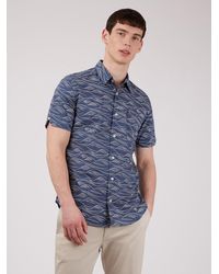 Ben Sherman - Wave Print Shirt - Lyst