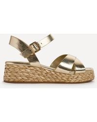 Linzi - Spritz Wide Fit Flatform Sandals - Lyst