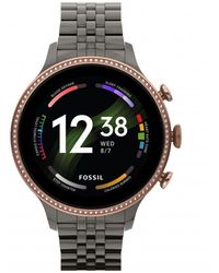 Fossil - Gen 6 Smartwatch Stainless Steel Wear Os Watch - Ftw6078 - Lyst