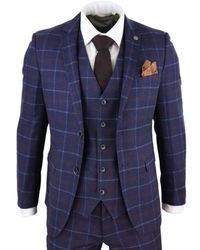 Paul Andrew - 3 Piece Wool Check Retro Suit - Lyst