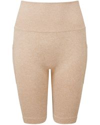 Tridri - Melange Melange Seamless 3D Cycling Shorts - Lyst