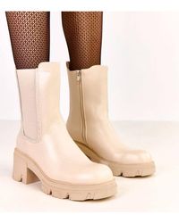Love Lace - Stylish Ankle Boots With Elastic Fit & Subtle Heel Comfort - Lyst