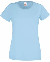 Fruit Of The Loom - Lady-Fit Valueweight Short Sleeve T-Shirt - Lyst