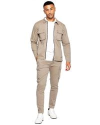 Enzo - Cargo Tracksuit Set - Lyst