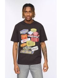 Kings Will Dream - Race Badges 100% Heavyweight Cotton Oversized Graphic T-Shirt - Lyst