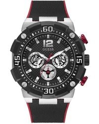 Guess - Navigator Stainless Steel Fashion Analogue Quartz Watch - Gw0264g1 - Lyst