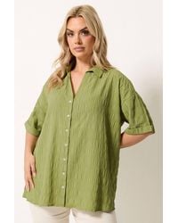 Yours - Textured Shirt - Lyst