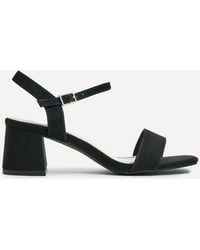 Linzi - Darcie Faux Suede Heeled Sandals - Lyst