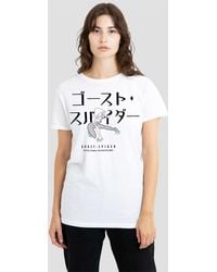 Marvel - Spiderman Ghost Spider Japanese Logo T-Shirt - Lyst