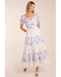 Blue Vanilla - Round Neck Maxi Dress - Lyst