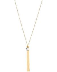 Joy by Corrine Smith - 'mum' Engraved April Birthstone Necklace Gold Plated - Lyst