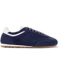 Clarks - Lorenza Lace Suede Trainers - Lyst