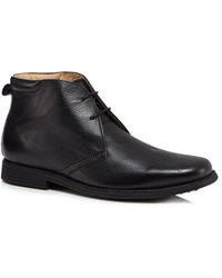 DEBENHAMS - Wide Fit Leather Chukka Boots - Lyst
