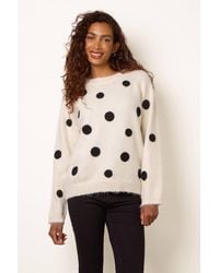 Blue Vanilla - Long Sleeve Round Neck Jumper - Lyst