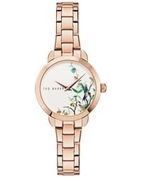Ted Baker - Bkpfls402 Fleure 34Mm Quartz Watch - Lyst