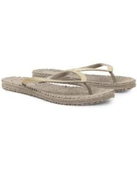 Ilse Jacobsen - Cheerful Flip Flop With Glitter Gold - Lyst