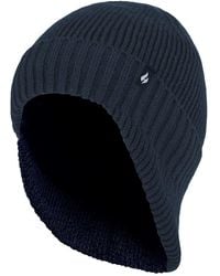 Heat Holders - Knitted Thermal Winter Warm Expedition Hat With Drop Neck - Lyst