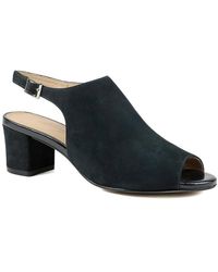 Jones Bootmaker - Xandra Smart Leather Slingback Peep Toe Sandals - Lyst