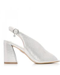 moda in pelle lotus zip front sandal
