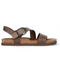 TruClothing - Cloud Footbed Strappy Flat Sandals - Lyst