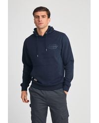 Tokyo Laundry - Printed Hoody With Drawcord - Lyst