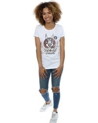 Looney Tunes - Bugs Bunny Logo Cotton T-Shirt - Lyst