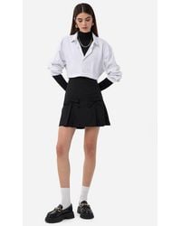 Hiccup - Bow Detailed Mini Skirt - Lyst